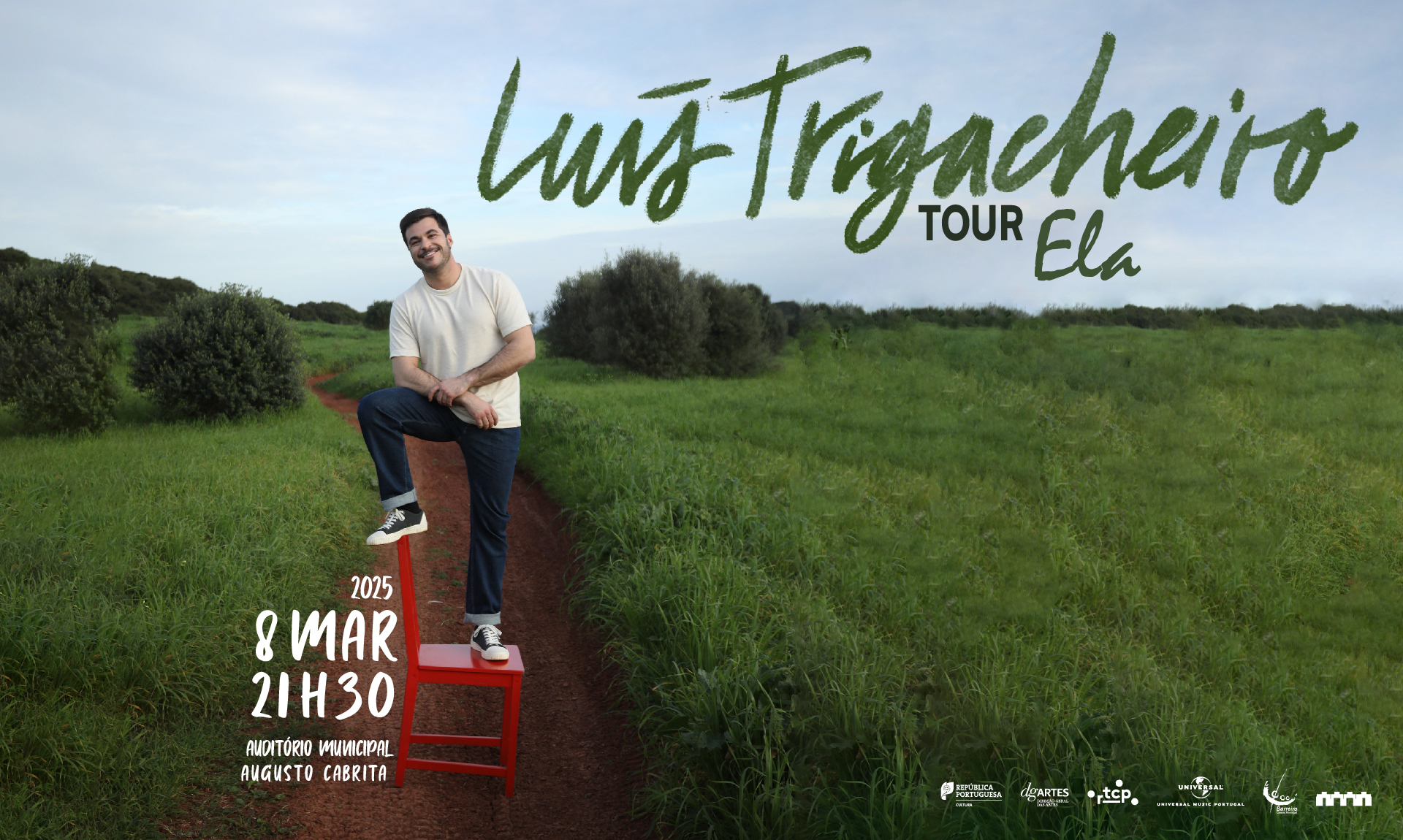 Luís Trigacheiro | Concerto | 8MAR2025 | 21h30 | Auditório Municipal Augusto Cabrita