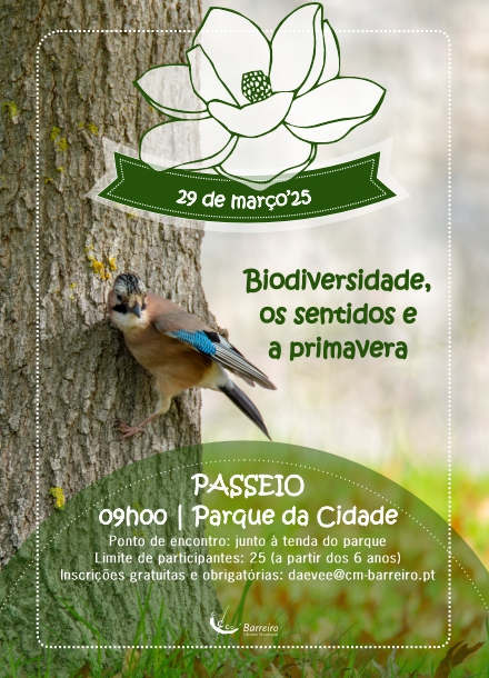 Passeio na primavera no Parque da Cidade