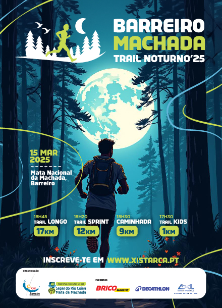 Imagem da iniciativa Barreiro Machada Trail | Noturno | 15MAR2025 | Mata Nacional da Machada
