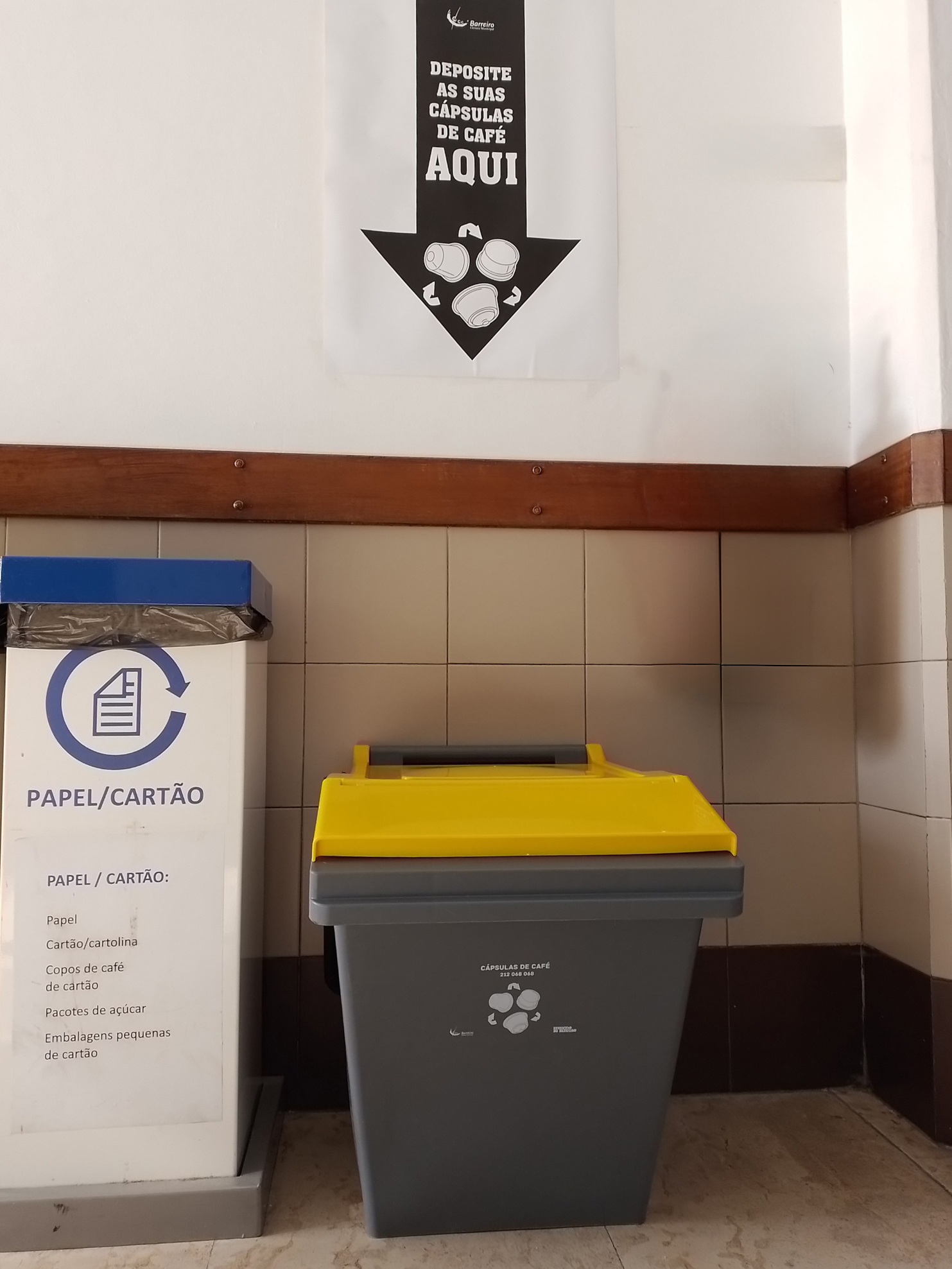 Recicle cápsulas de café
