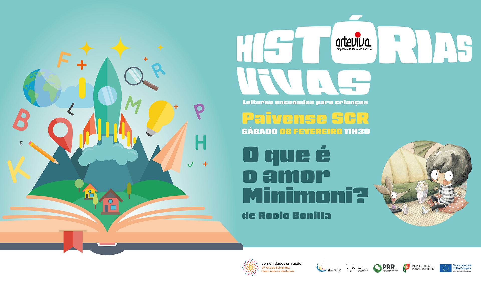 Imagem do evento “O que é o amor Minimoni?” | Histórias Vivas | 8FEV2025 | SCR 1º Agosto P...