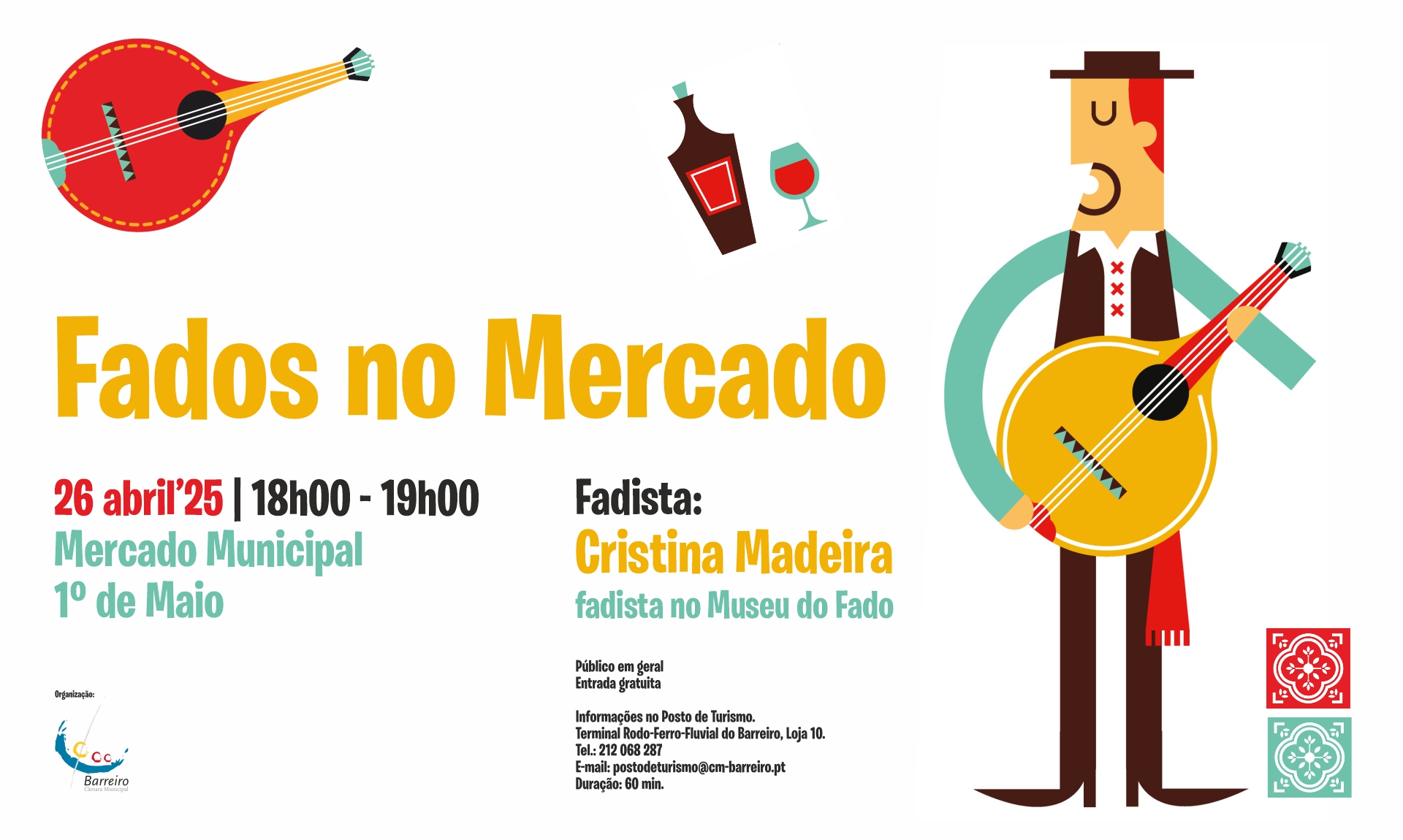 Fados no mercado com Cristina Madeira