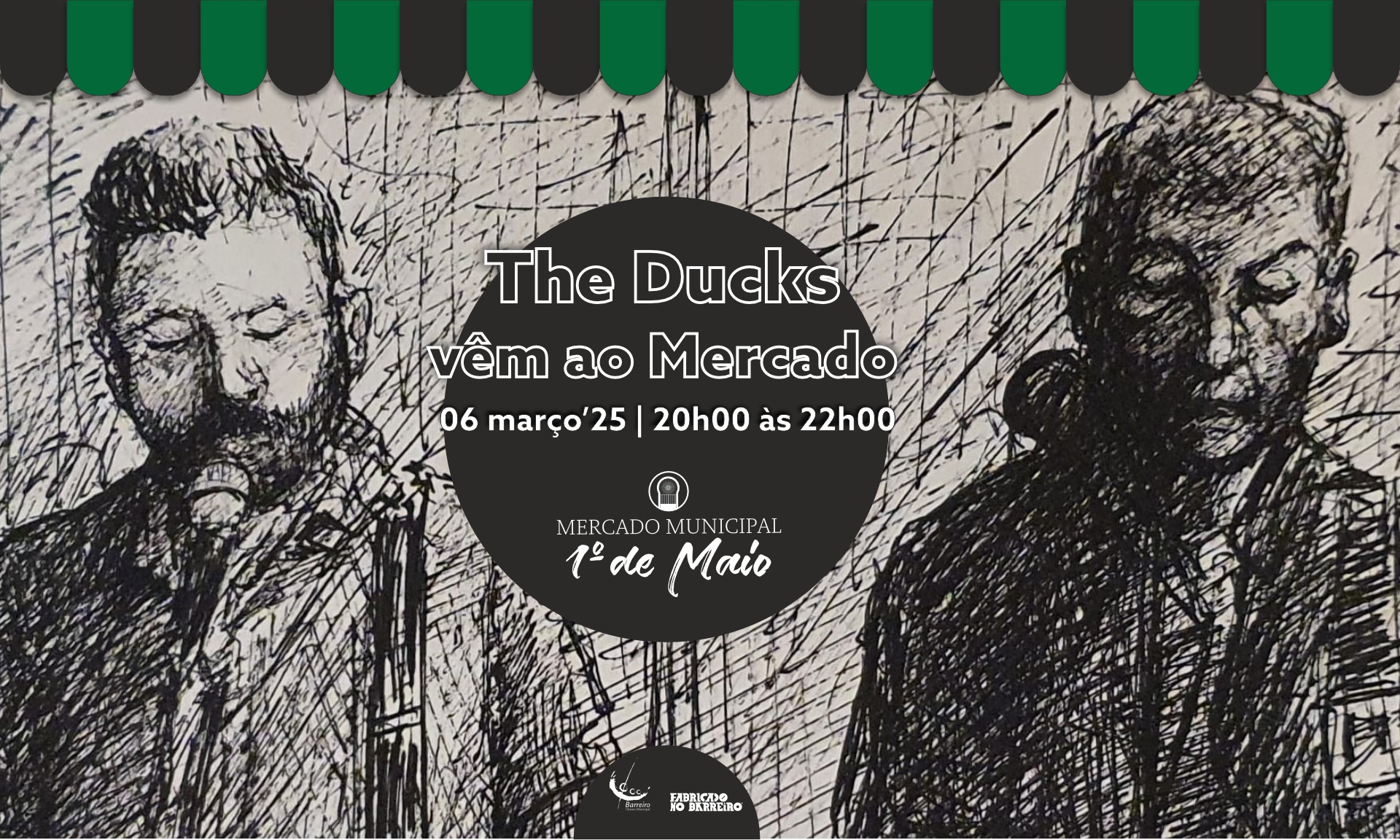 Imagem do evento The Ducks vêm ao Mercado | 6 março 2025
