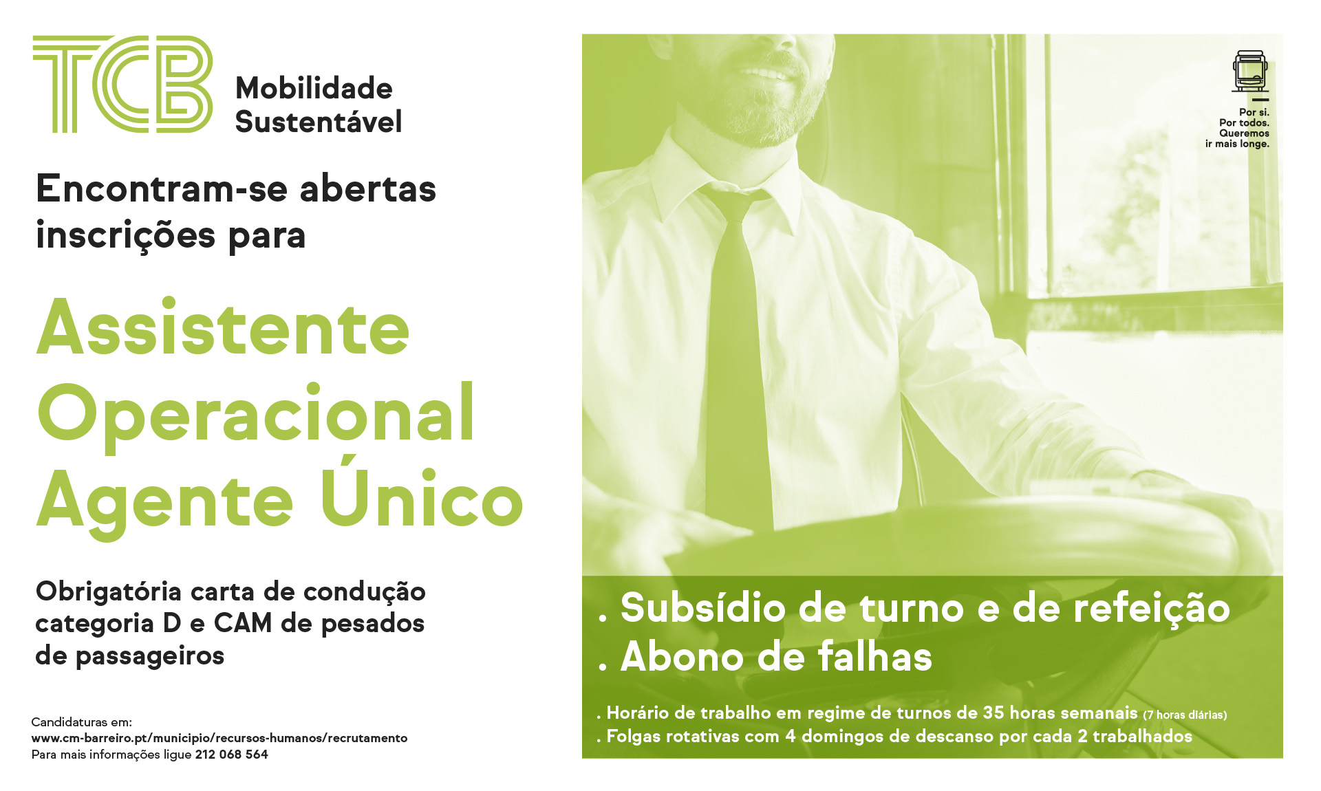 TCB oferta de emprego