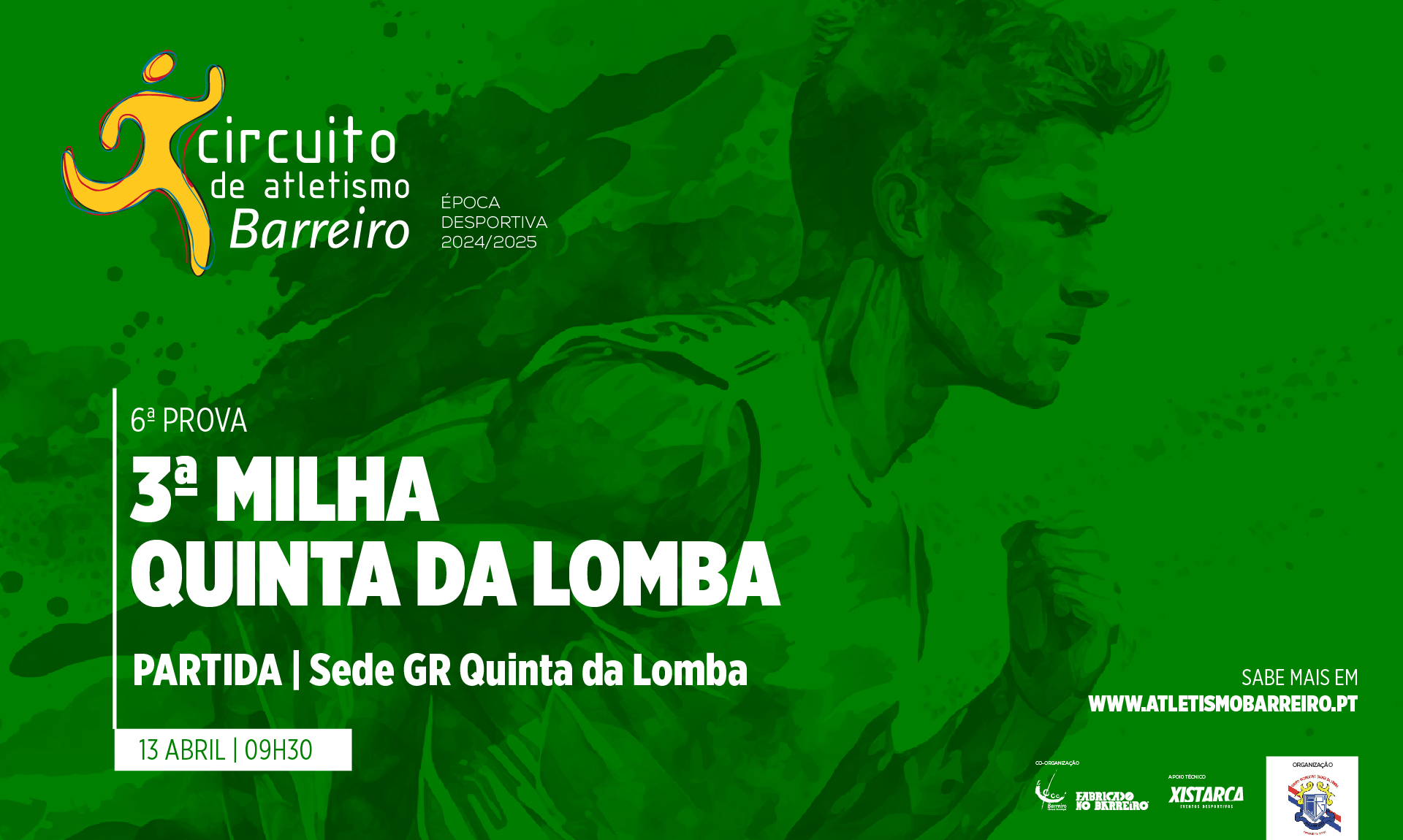 Imagem da 3ª Milha Quinta da Lomba | Circuito Atletismo do Barreiro 2024/2025 | 6ª prova