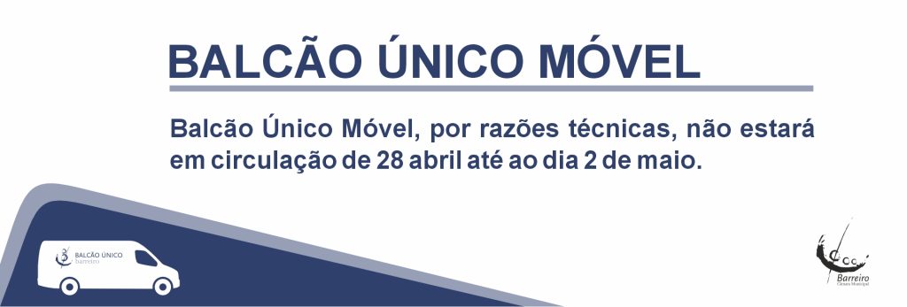 Aviso do BU Móvel sem circulação de 28 de abril a 2 de maio de 2025
