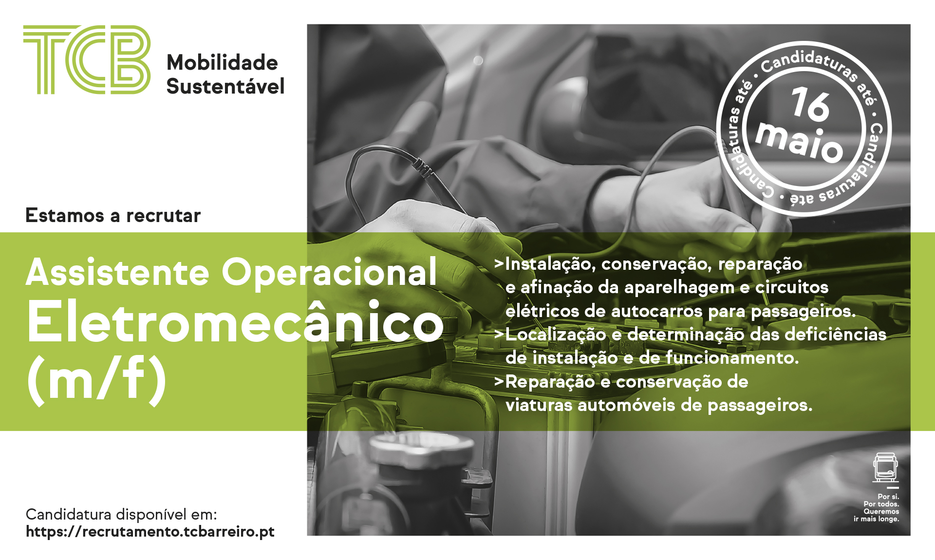 Imagem de TCB oferta de emprego