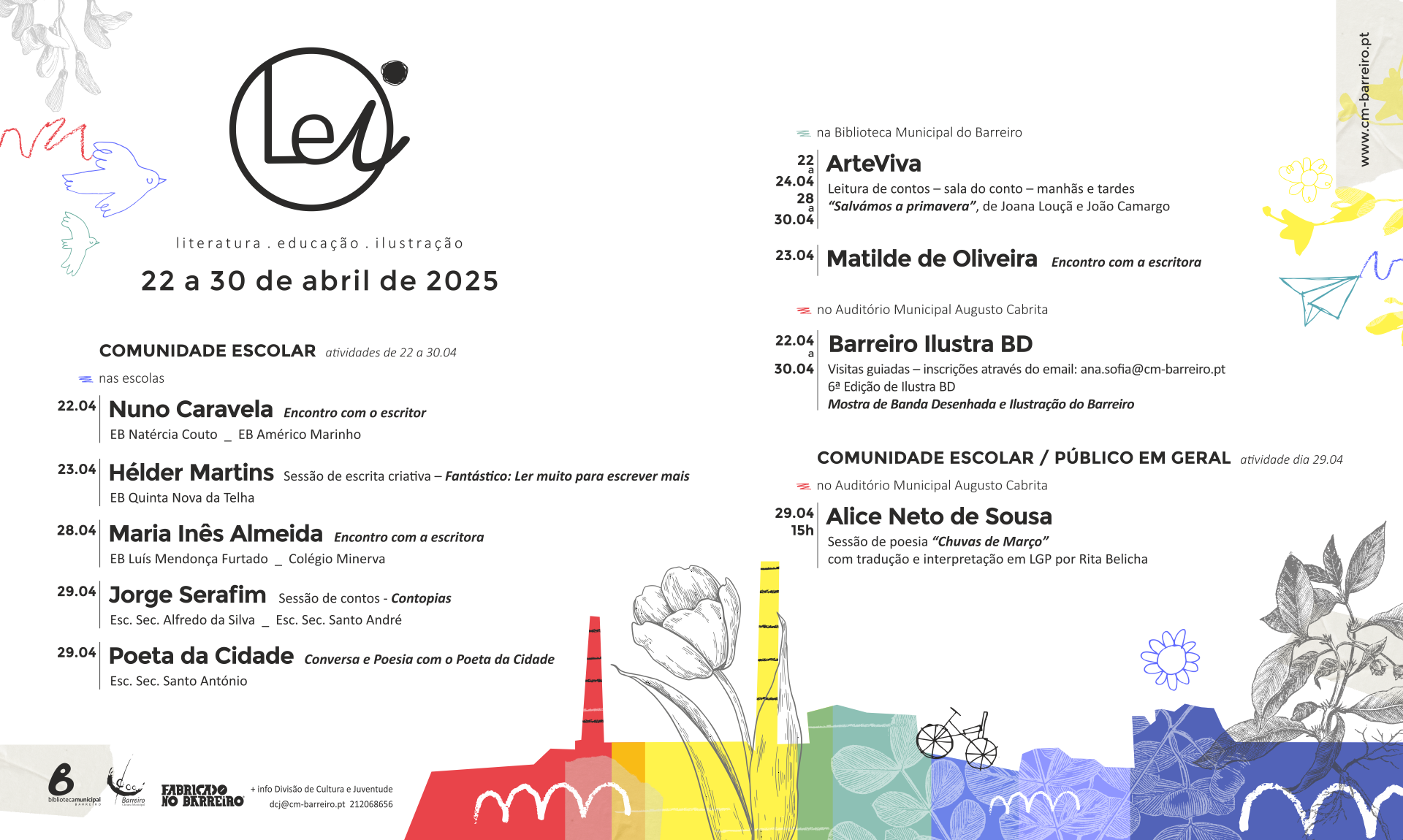 Cartaz do projeto LEI – Literatura, Educação, Ilustração
