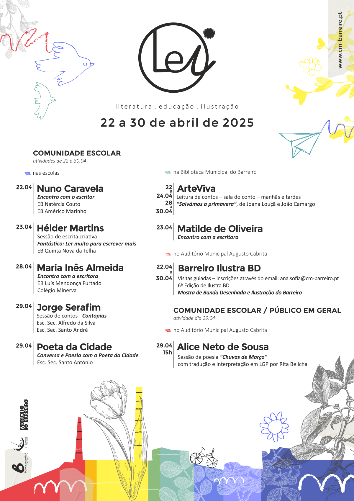 Cartaz do projeto LEI – Literatura, Educação, Ilustração