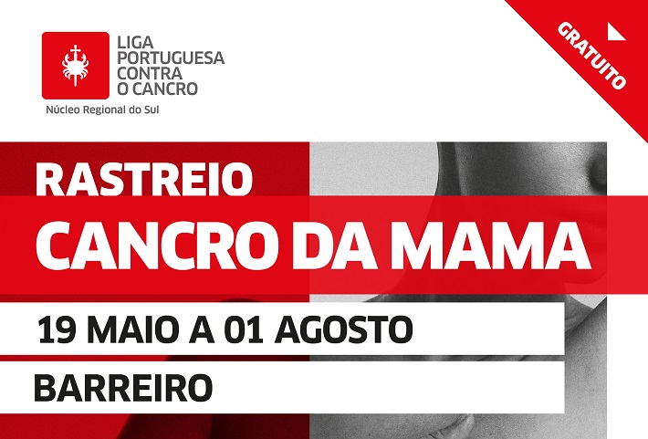Imagem do Rastreio gratuito do Cancro da Mama no Barreiro entre 19 de maio e 1 de agosto de 2025