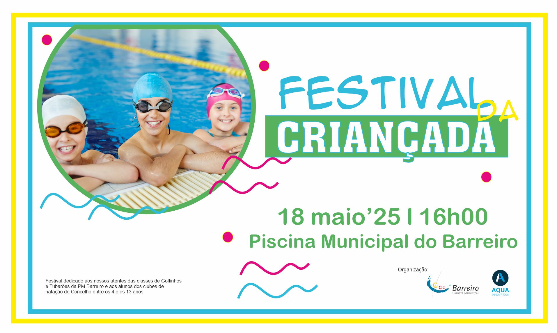 Cartaz do evento Festival da Criançada 2025