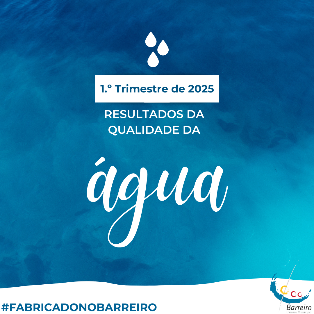 resultados da qualidade da água 1º trimestre de 2025