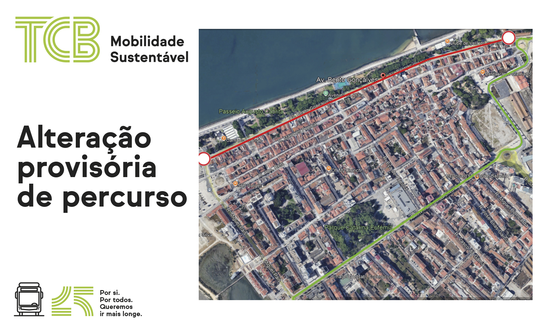 tcb alteração de percurso circuito de atletismo