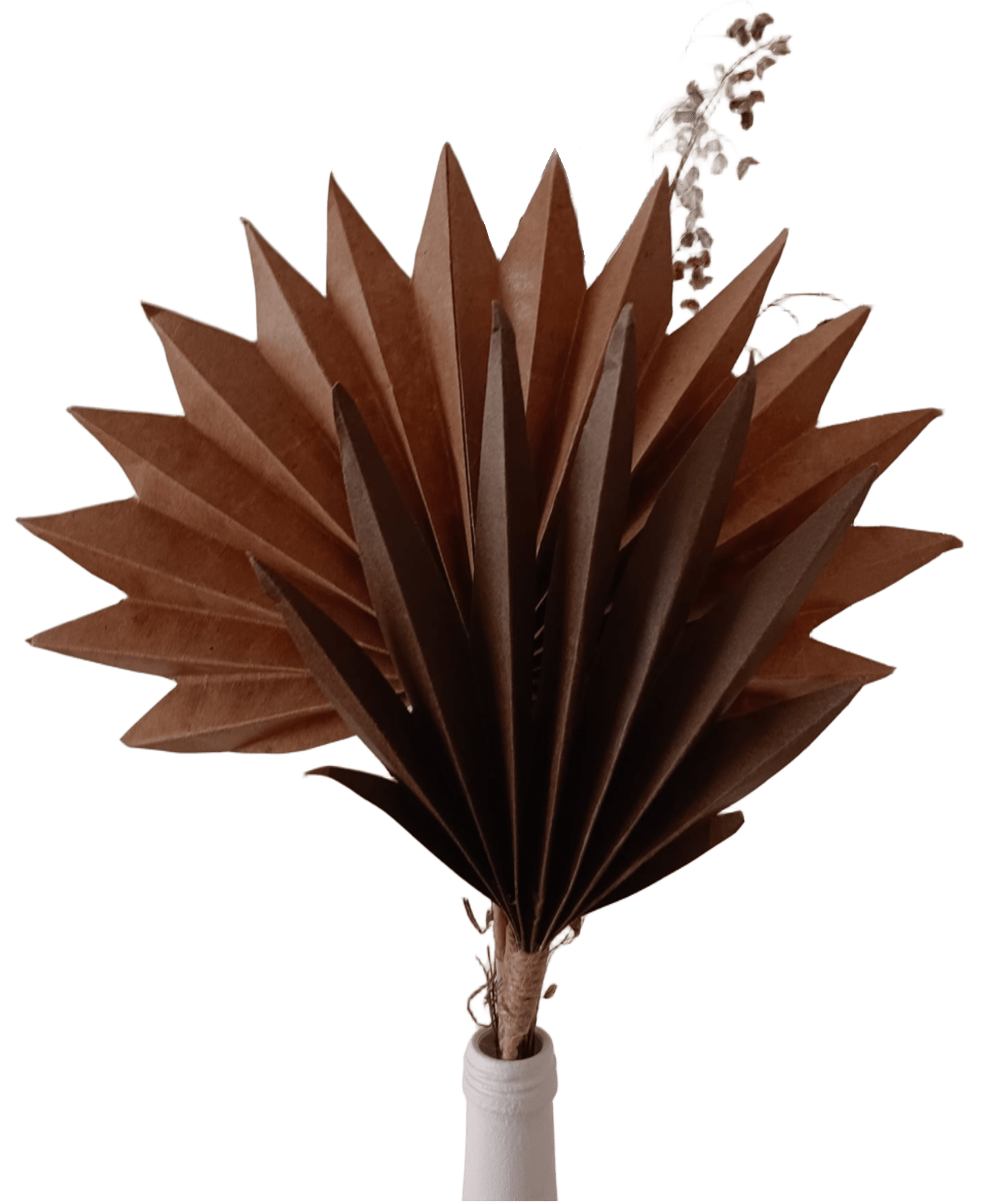 Ateliê de reciclagem de papel com flores de palmeira