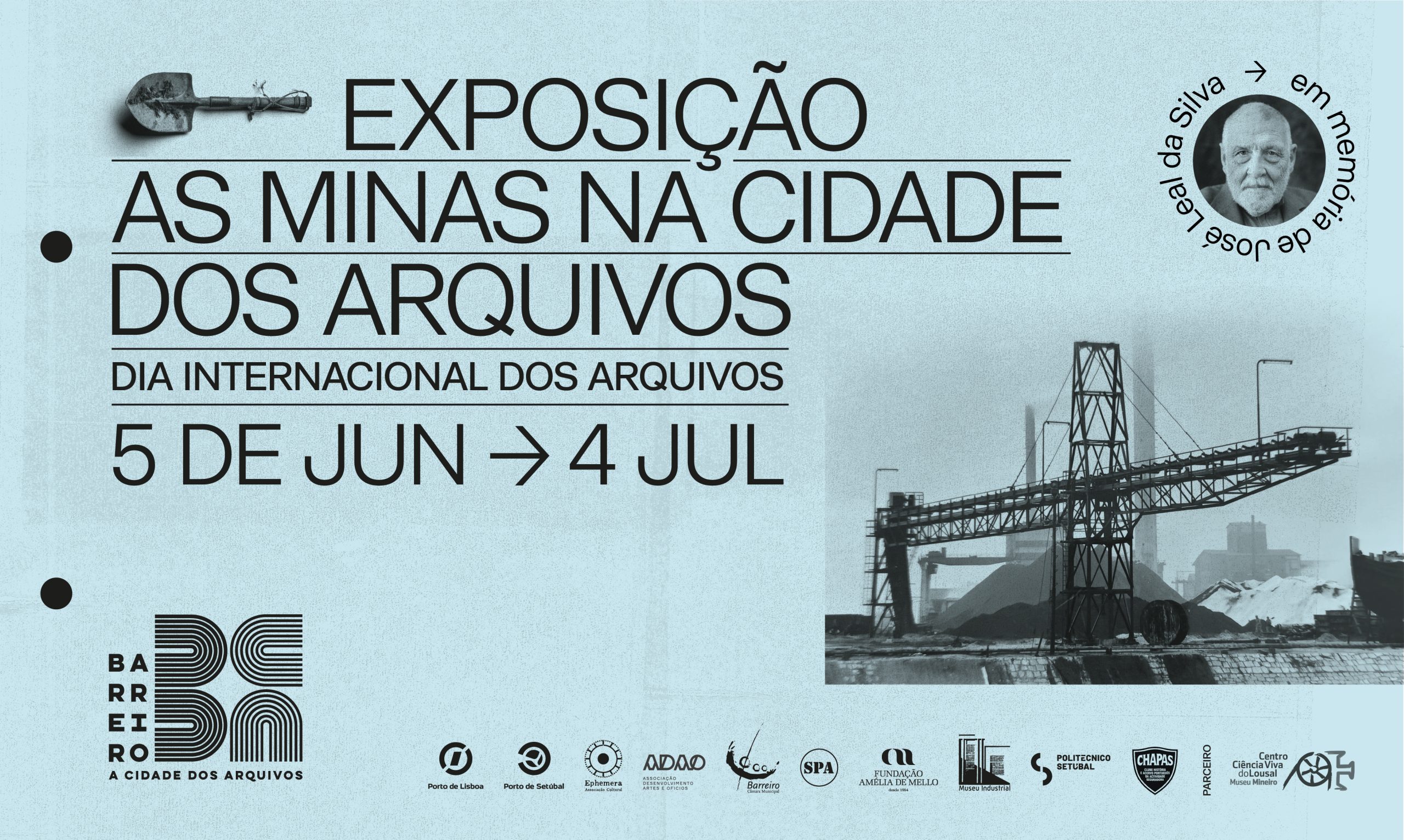 Cartaz da Exposição As Minas na Cidade dos Arquivos | 5 junho a 4 julho