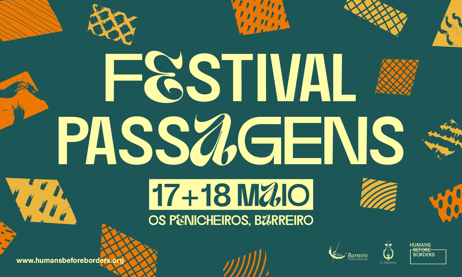Cartaz do Festival Passagens | 4ª edição | 17 e 18 de maio | SIRB Os Penicheiros