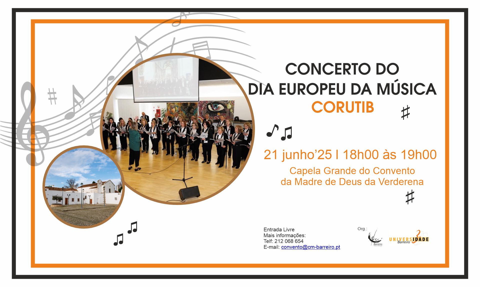 Cartaz do Concerto do Dia Europeu da Música