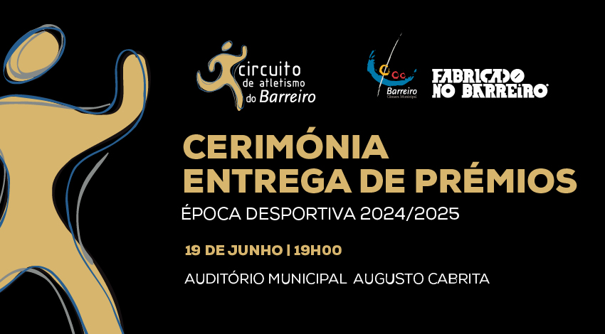 cerimónia entrega de prémios circuito de atletismo