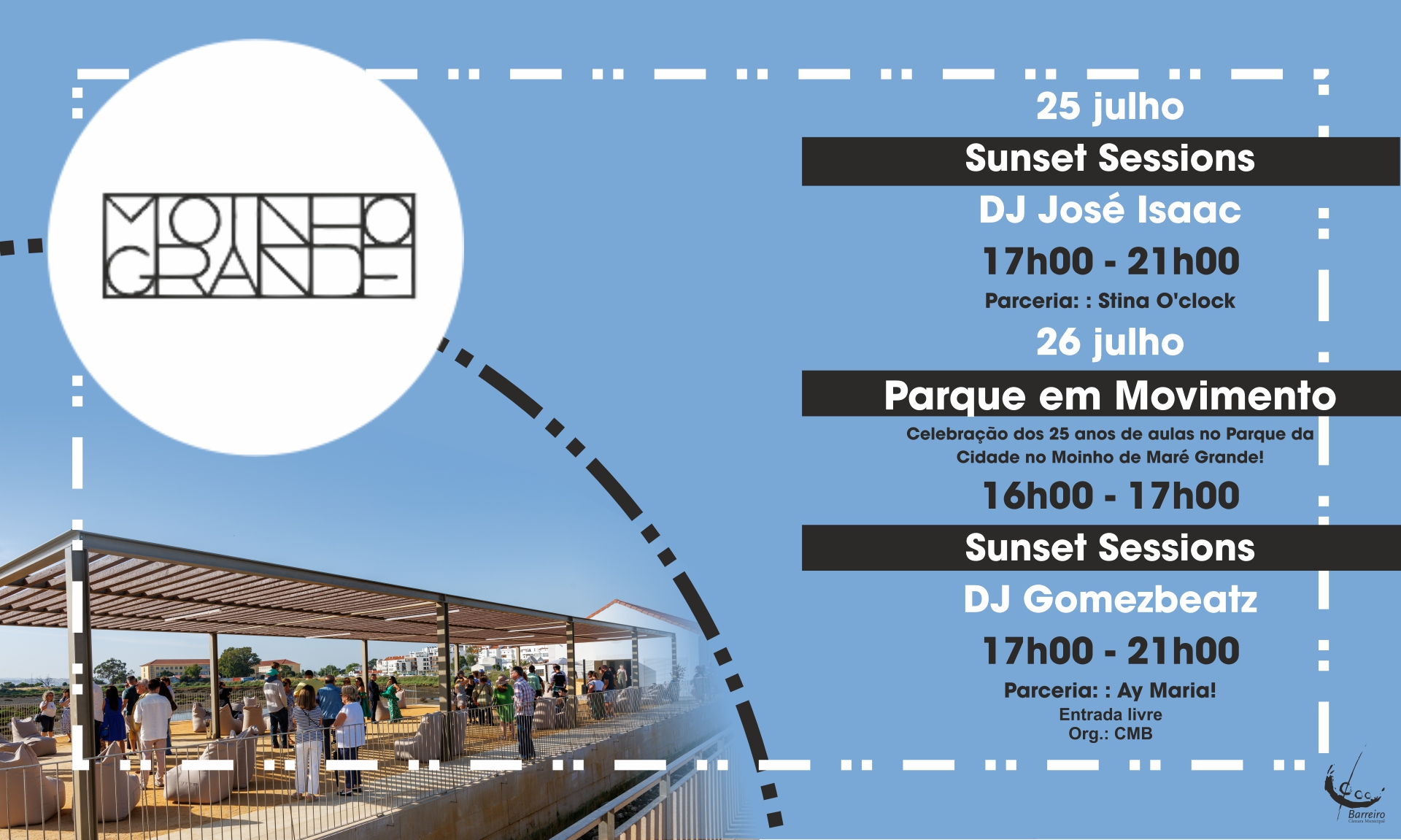 Moinho de Maré Grande | Programação dias 25 e 26 de julho de 2025