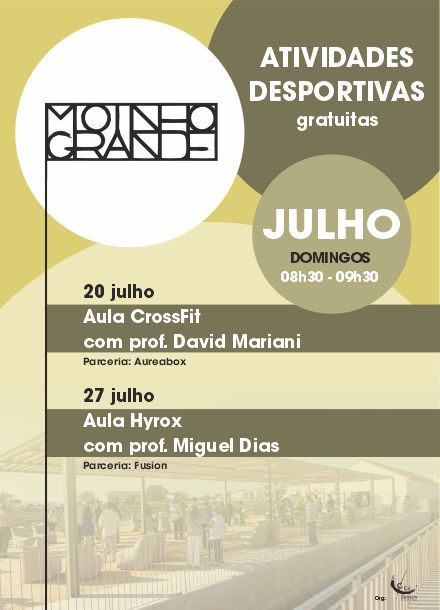 atividades desportivas no moinho