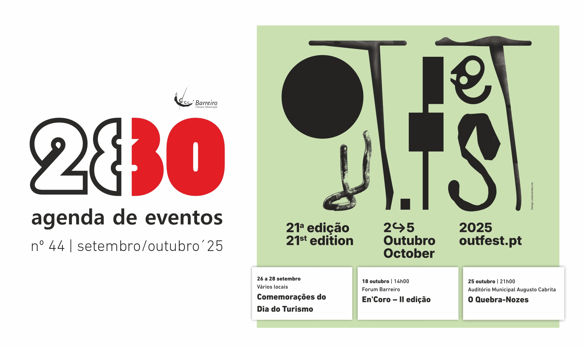 Agenda de Eventos 2830 setembro/outubro 2025 já disponível