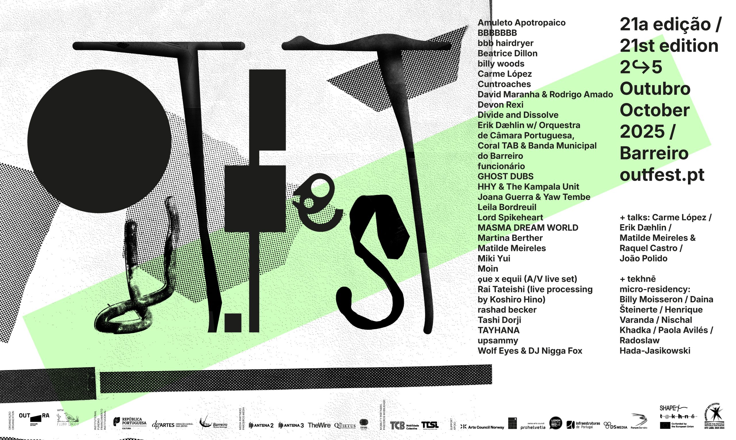 Imagem do Out.Fest 2025 | Festival de Música do Barreiro, 2 a 5 outubro em vários locais do Con...