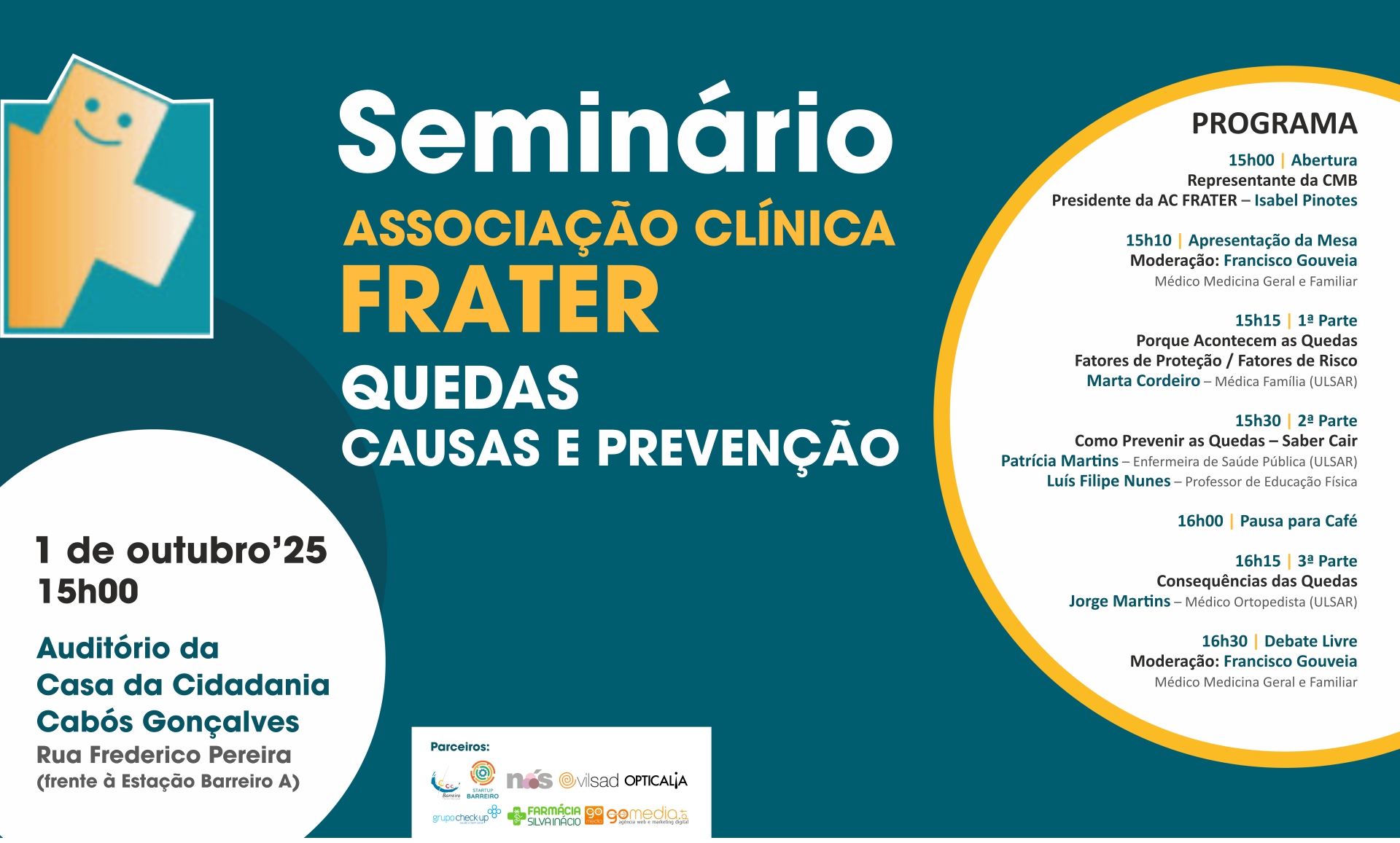 seminário quedas, causas e prevenção