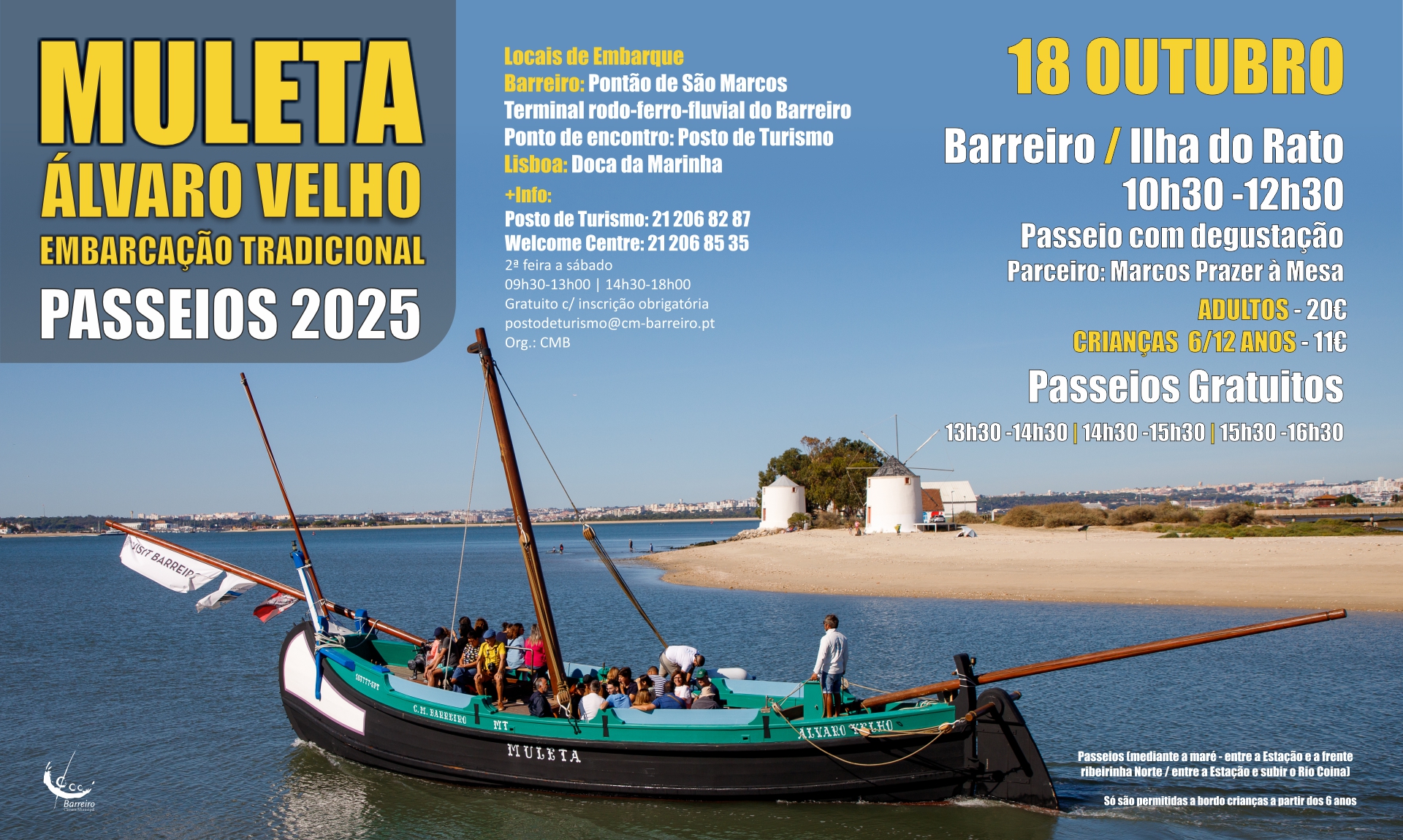 Imagem dos Passeios na Muleta 18 de outubro 2025