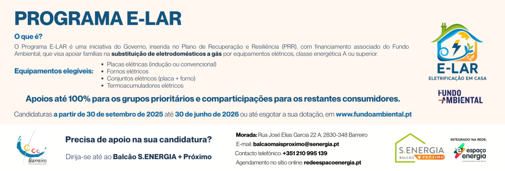 Imagem do Programa E-Lar | Candidaturas a partir de 30 de setembro de 2025