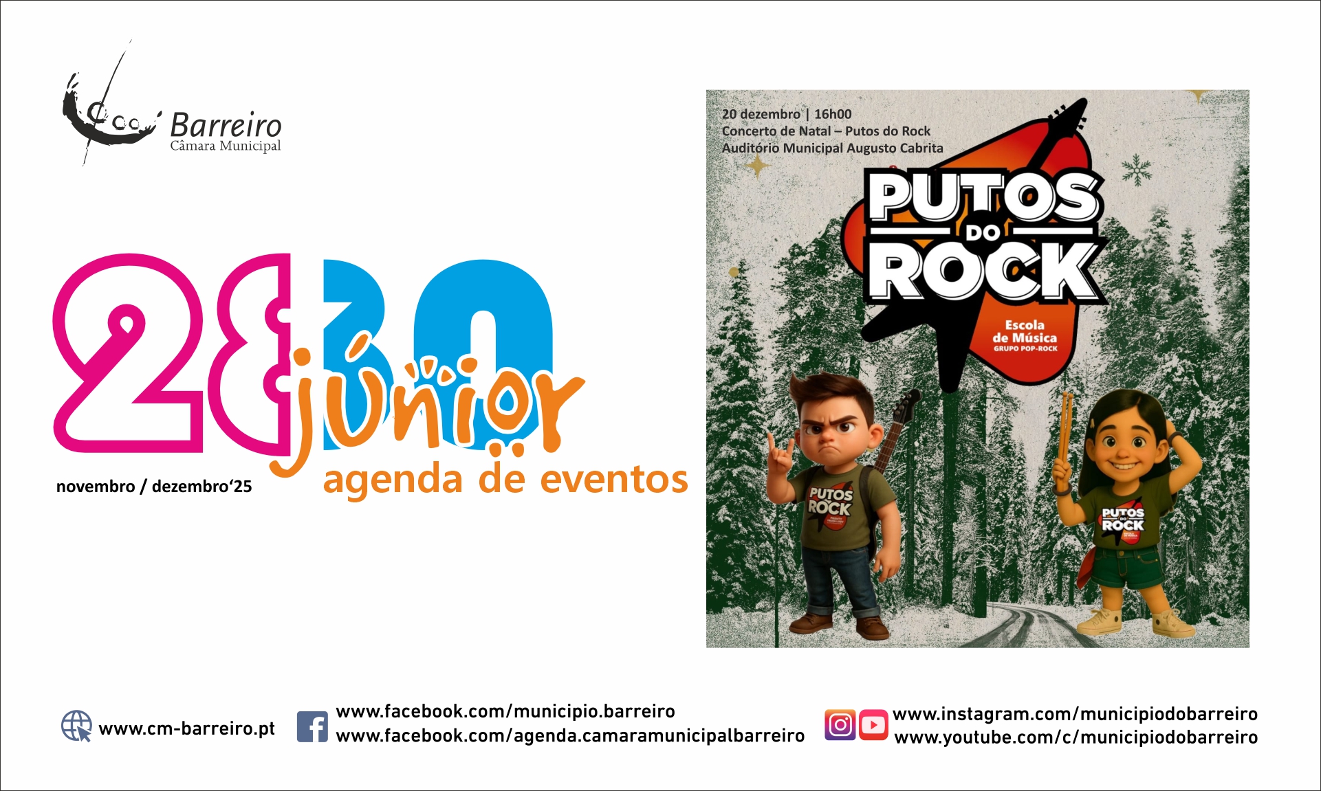 Imagem de capa da Agenda Junior de novembro e dezembro de 2025