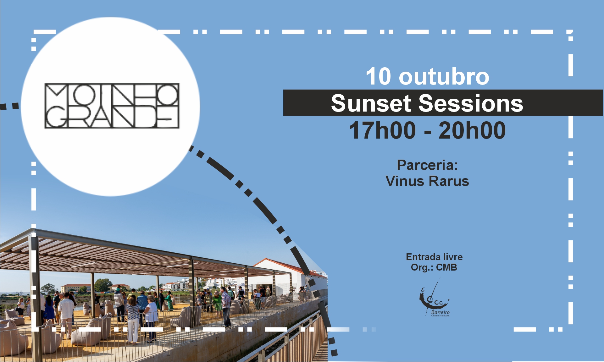 sunset sessions no moinho de maré grande