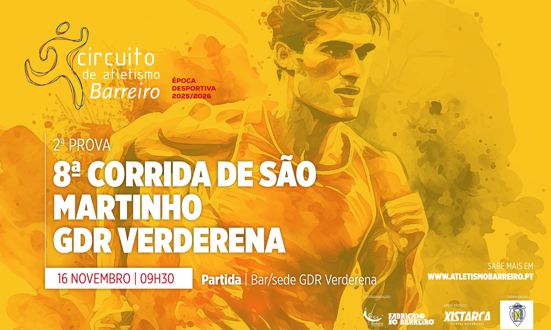 Imagem da Corrida de São Martinho | Circuito de Atletismo do Barreiro 2025/2026 | 2ª prova