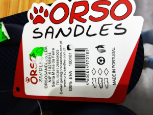 Imagem dos Chinelos da marca ORSO SANDLES