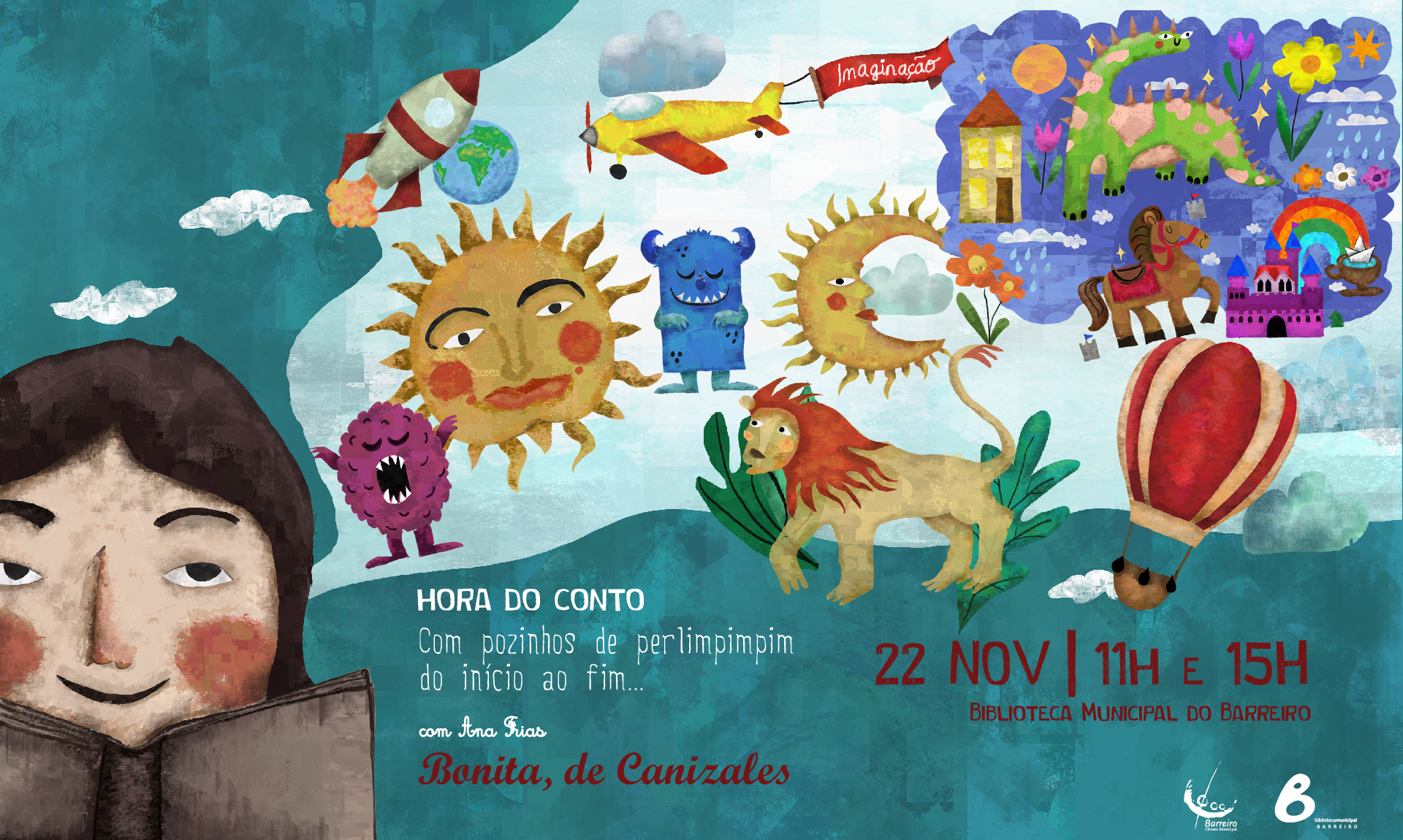 Cartaz da Hora do Conto de novembro de 2025