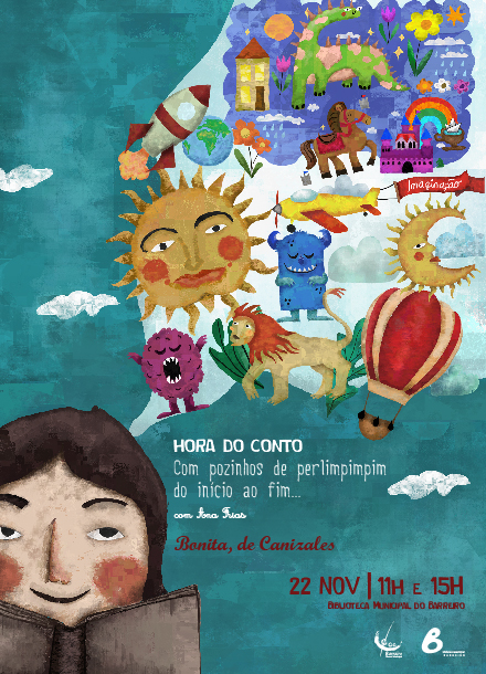 Cartaz da Hora do Conto de novembro 2025