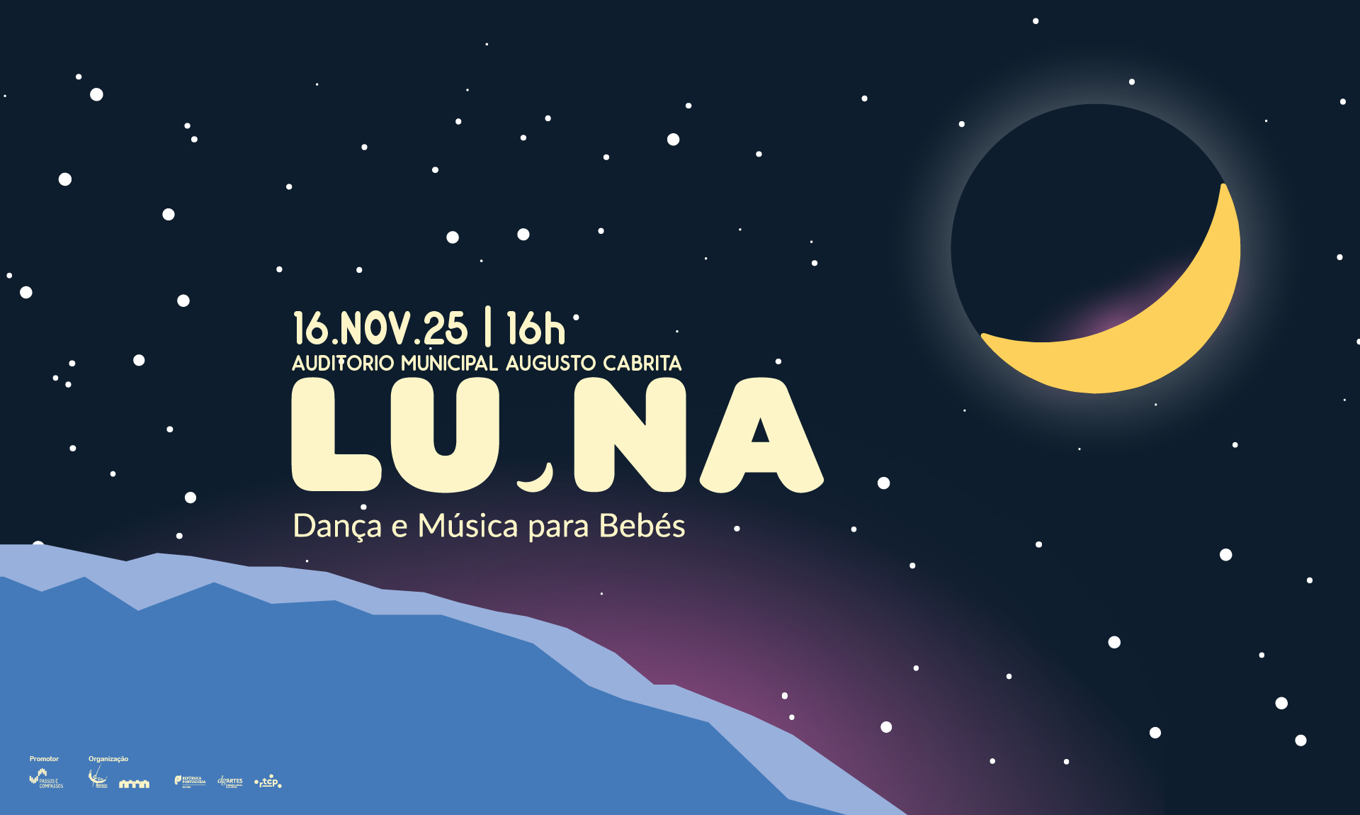 Cartaz Lu.Na - dança e música para bebés