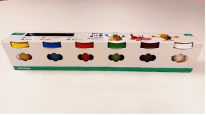 Embalagem de conjunto de 6 pastas para modelar da marca ZEEMAN