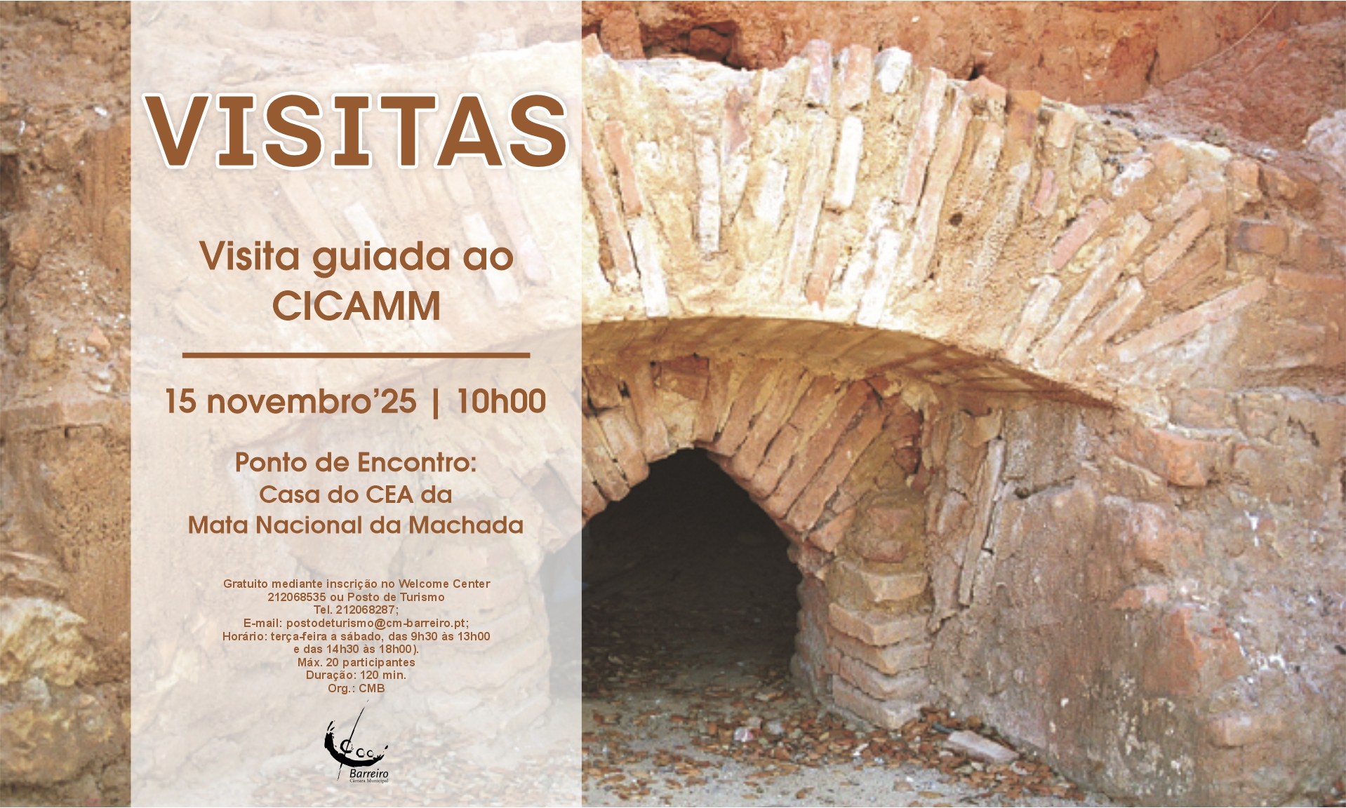 visita guiada ao CICAMM