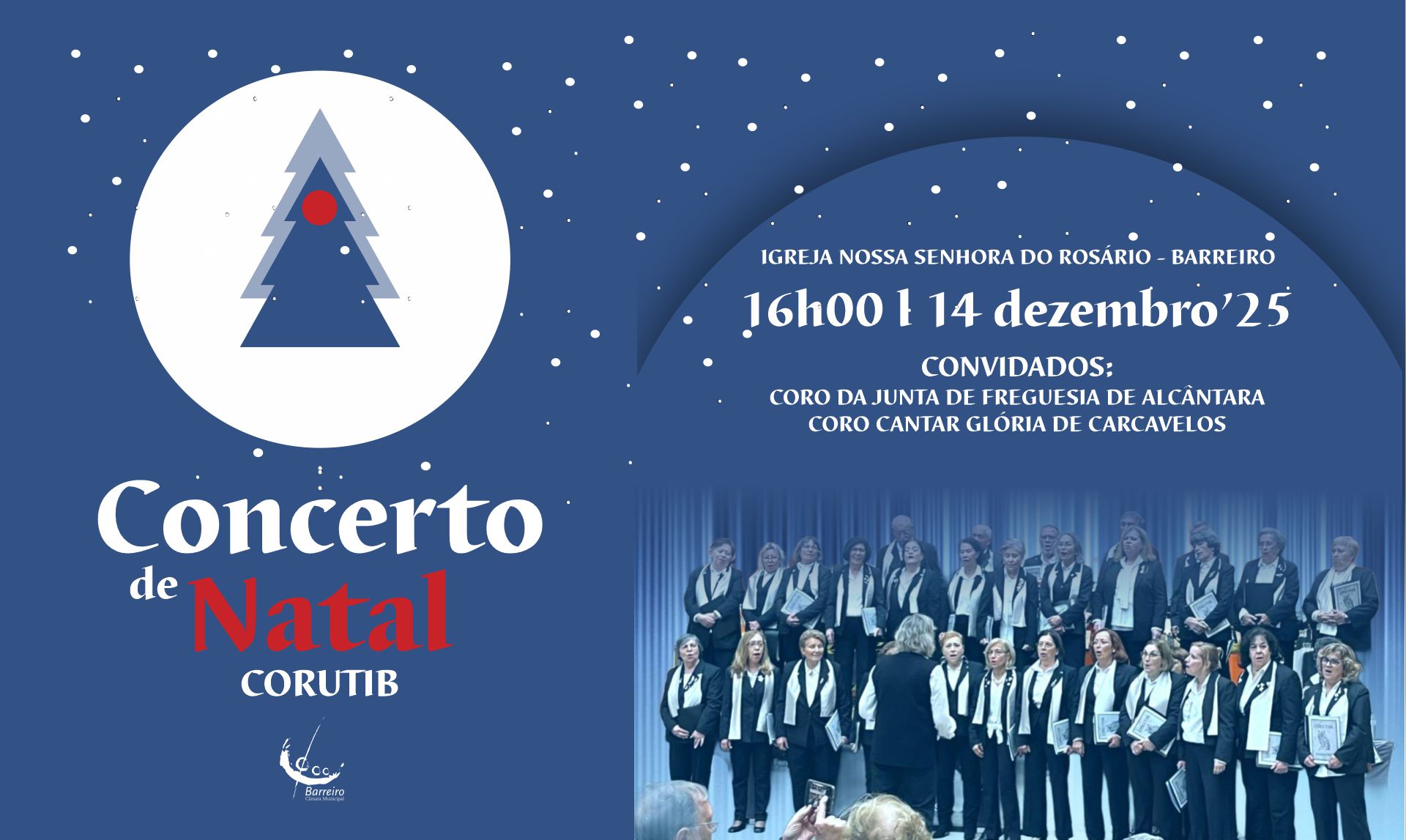 Imagem do Concerto de Natal CORUTIB | 14 dezembro 2025 | Igreja Nossa Senhora do Rosário