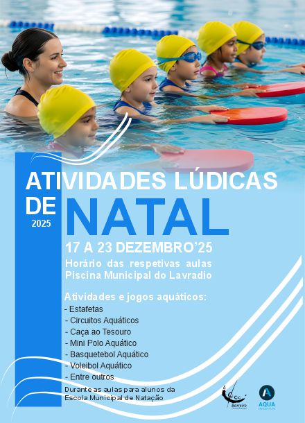 Imagem de Piscina Municipal do Lavradio | Atividades Lúdicas de Natal 2025 | 17 a 23 dezembro