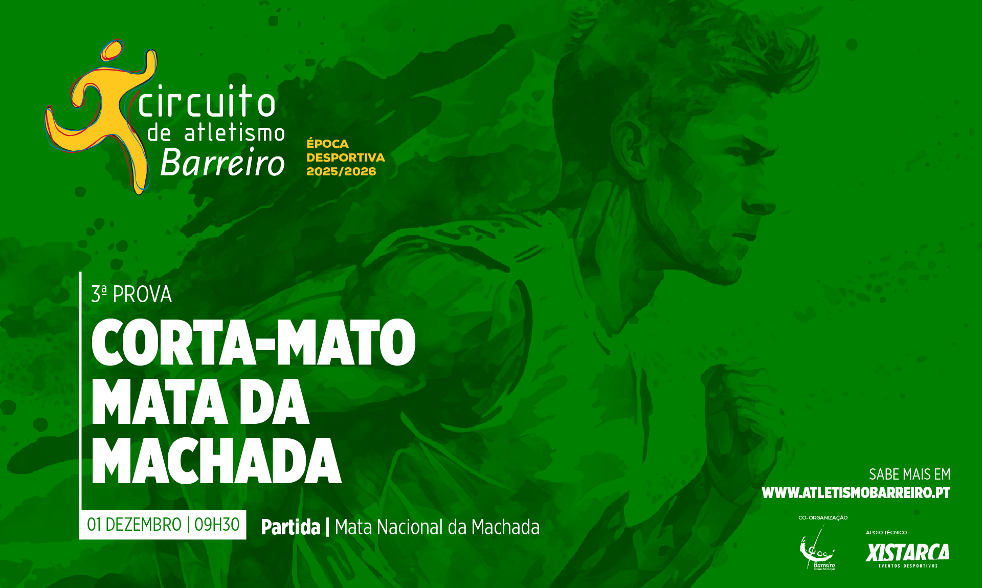 Imagem do Corta-Mato da Mata da Machada | Circuito de Atletismo do Barreiro 2025/26 | 1 dezembro2025