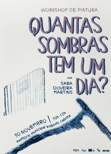 Imagem ilustrativa Workshop de pintura “Quantas sombras tem um dia?”