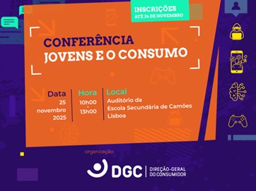 Imagem ilustrativa da conferência sobre jovens e o Consumo