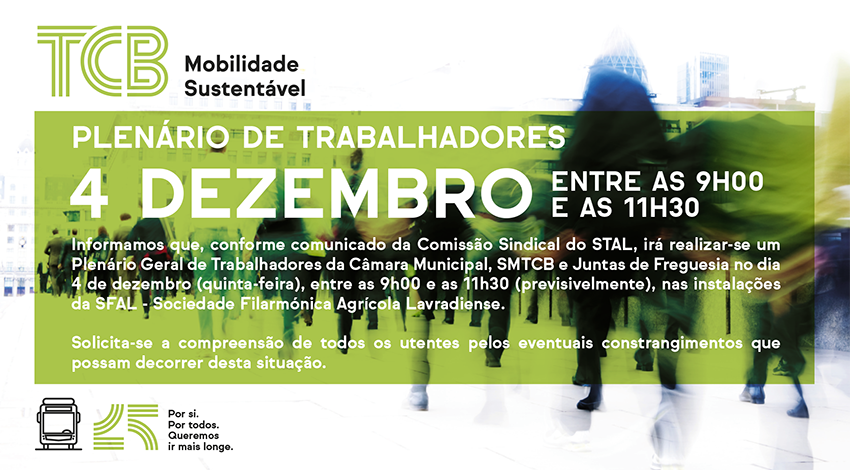 TCB plenário de trabalhadores