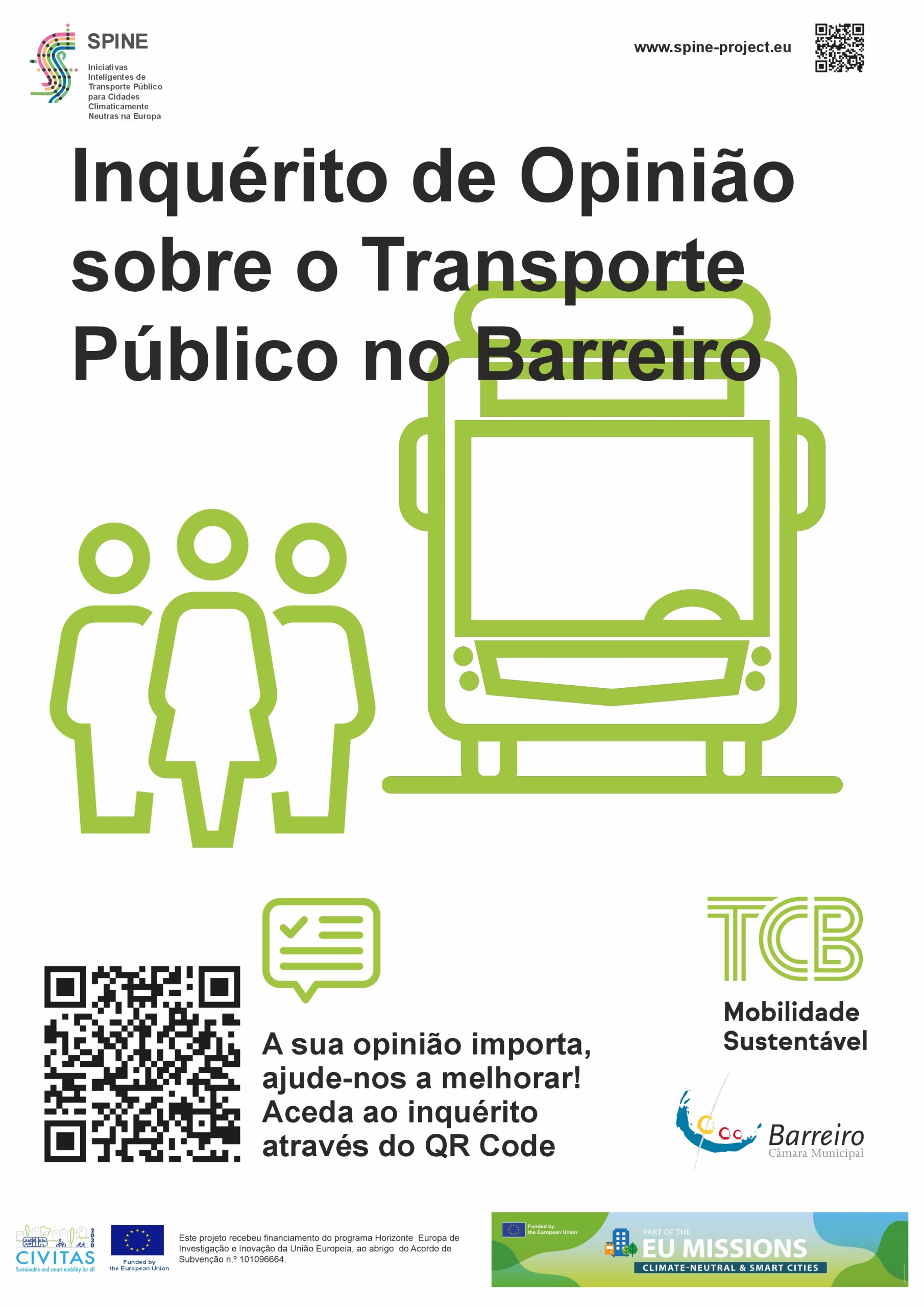 IINQUÉRITO DE OPINIÃO SOBRE TRANSPORTES PÚBLICOS