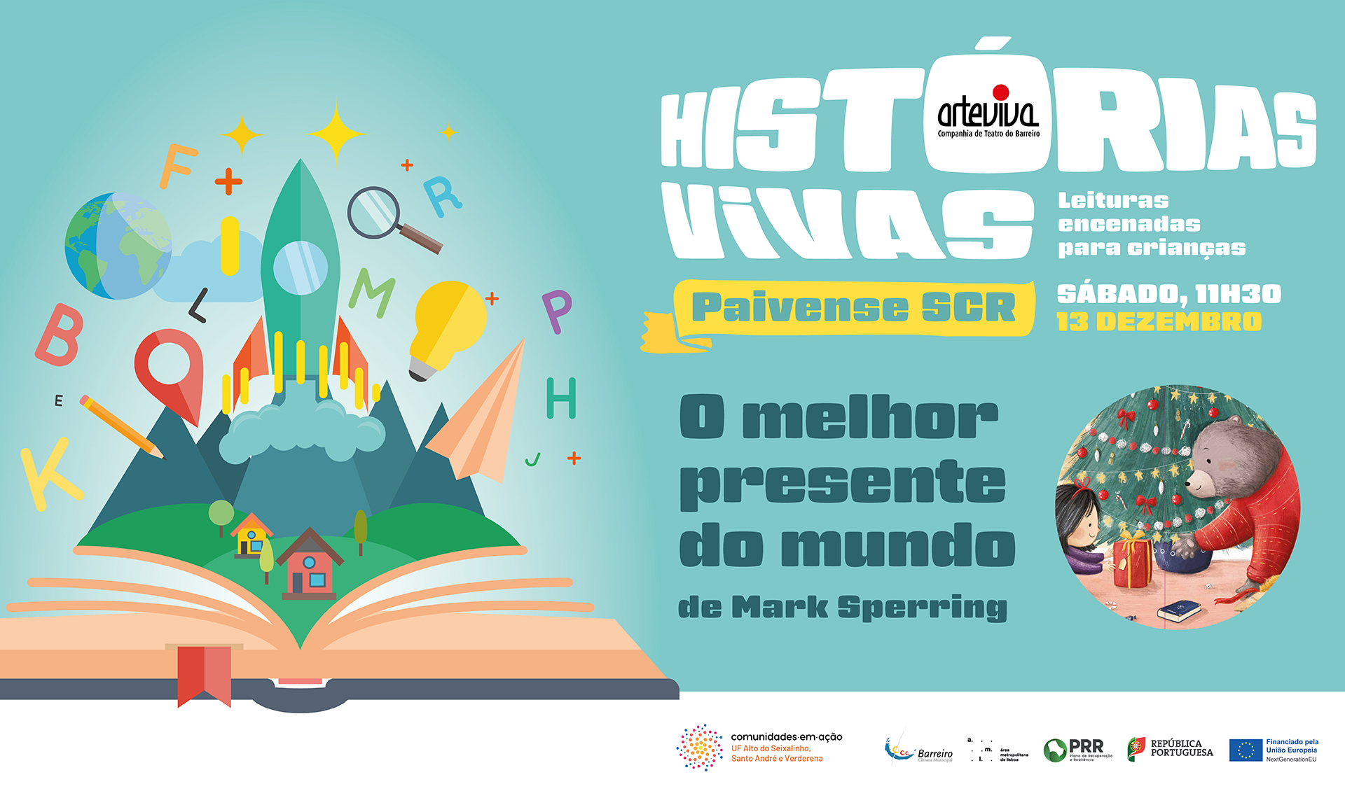 Cartaz - Histórias Vivas de dezembro de 2025