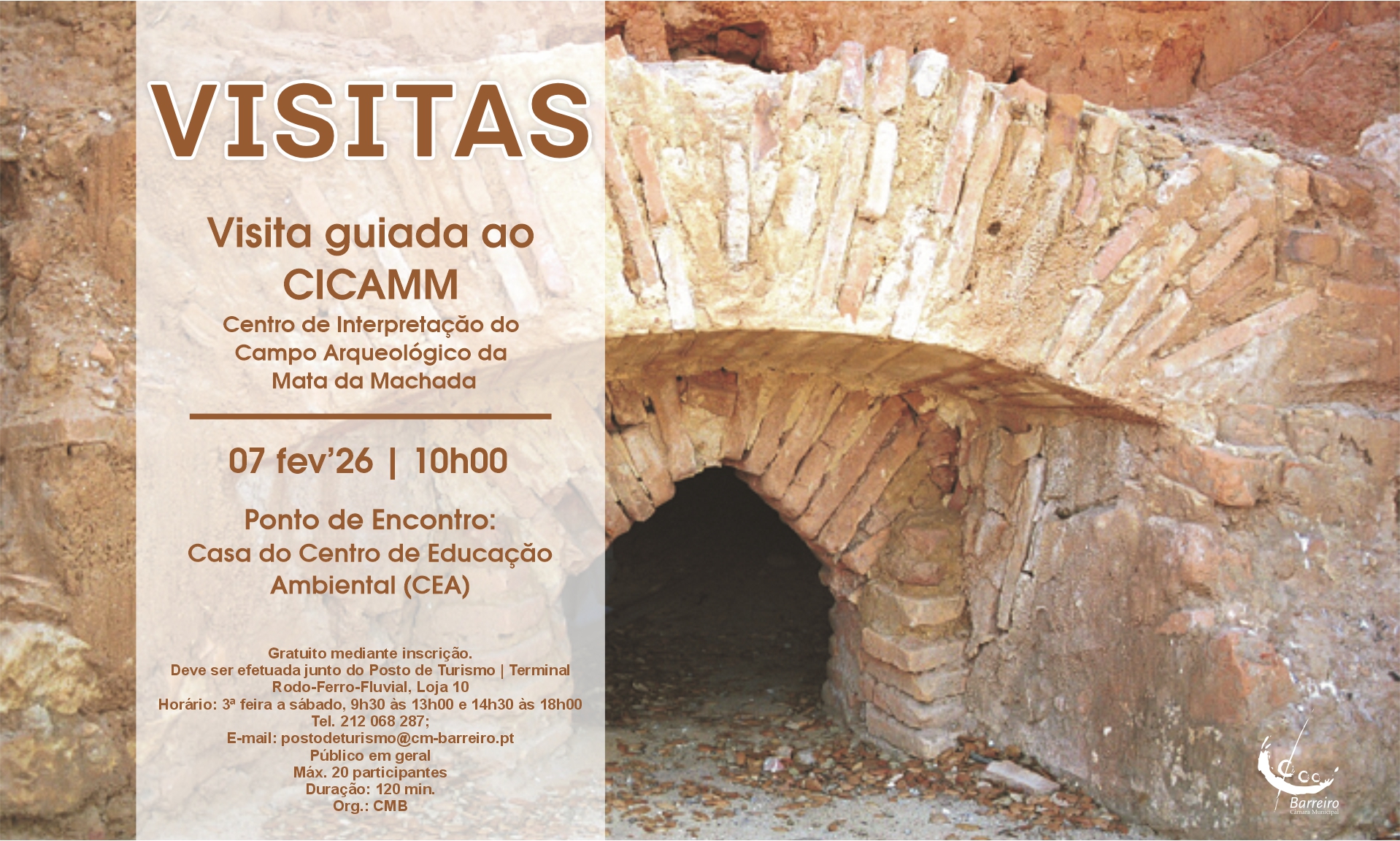 Visita guiada ao Centro de Interpretação do Campo Arqueológico da Mata da Machada