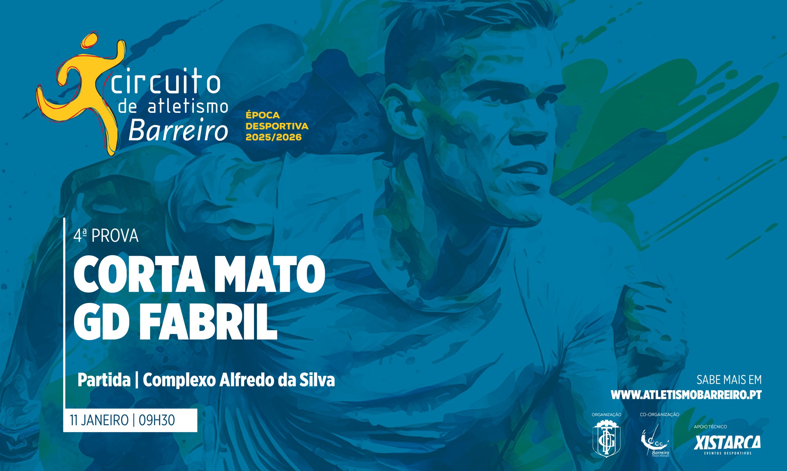 imagem da prova de corta mato do GD Fabril