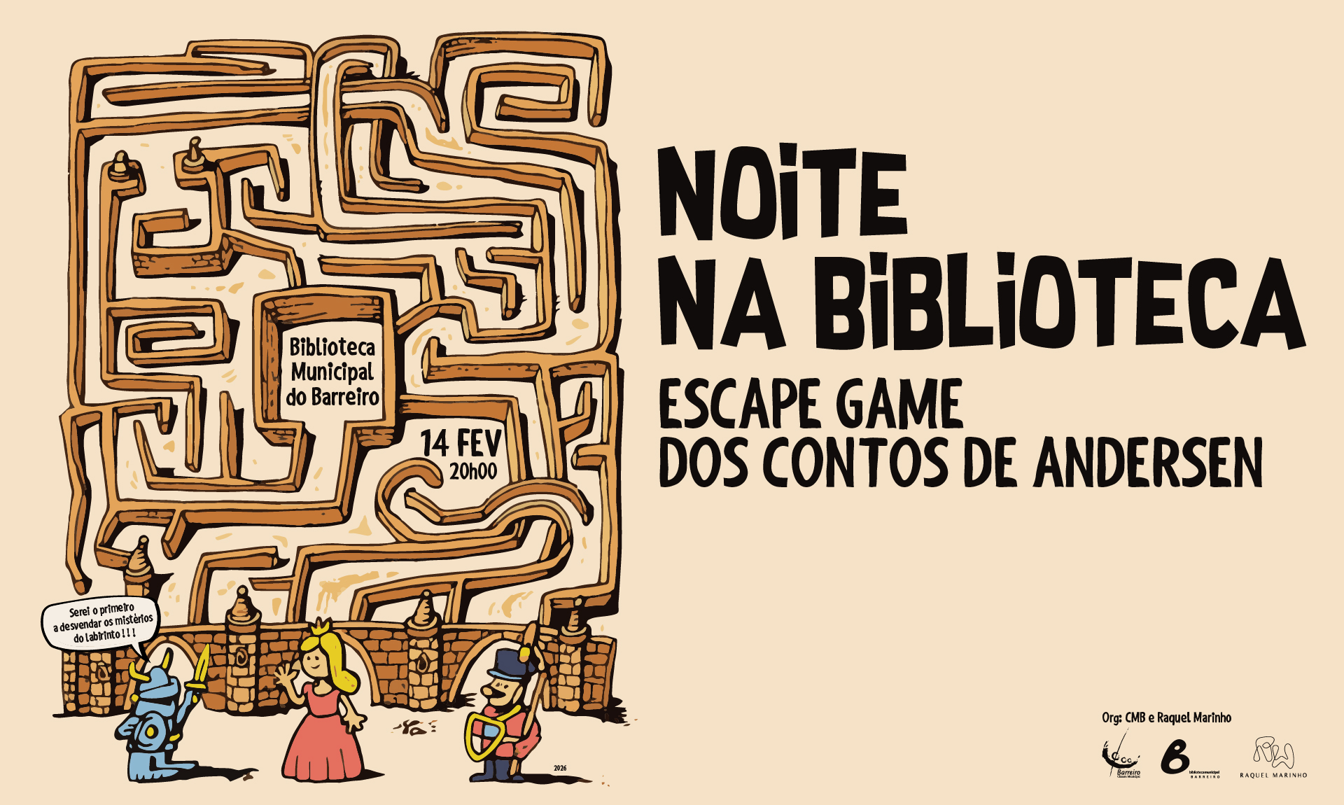 Cartaz Noite na Biblioteca 1