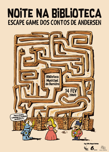 Cartaz Noite na Biblioteca 2